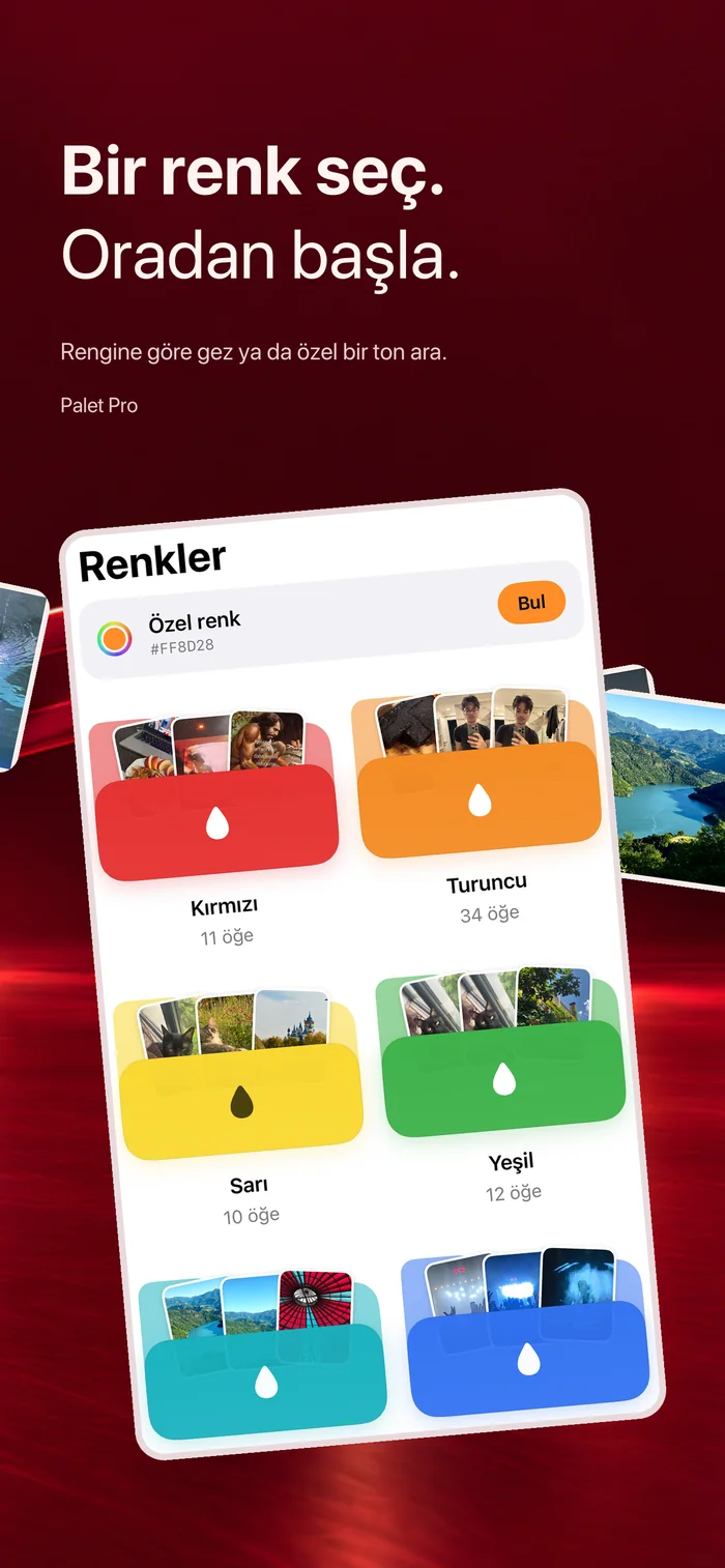 Bir renk seç. Oradan başla.
